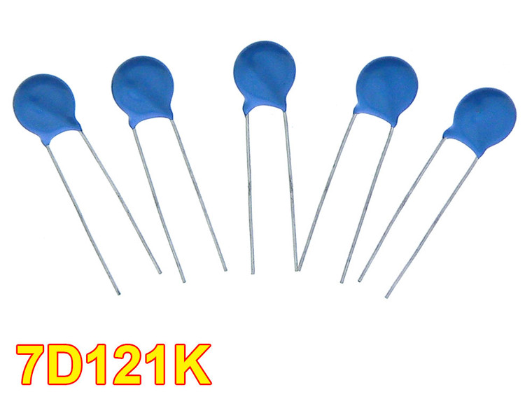 Pack of 5 - 120V Metal Oxide Varistor Transient Suppressor