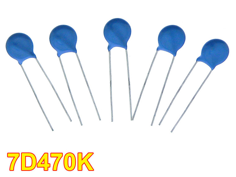 Pack of 5 - 47V Metal Oxide Varistor Transient Suppressor