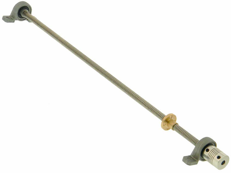 400mm x 8 mm Single Start Leadscrew Set