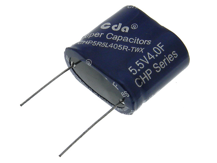 4.0 Farad 5.5VDC Supercapacitor