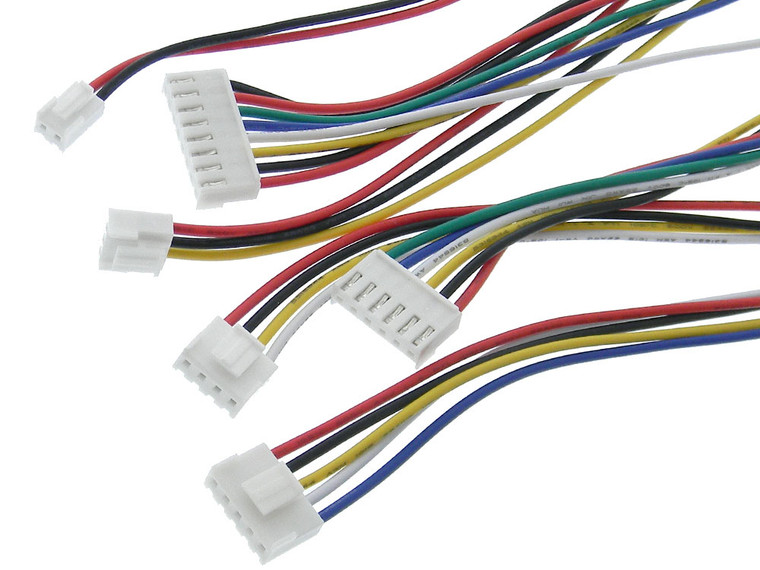 Pack of 6 - VH3.96 1 each - 2, 3, 4, 5, 6 & 8-Pin Pigtail 3.96mm Connectors