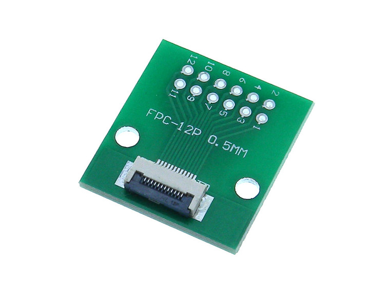 12 Pin 0.5mm - Adapter FFC/FPC Cable to 0.1" Pitch Solder