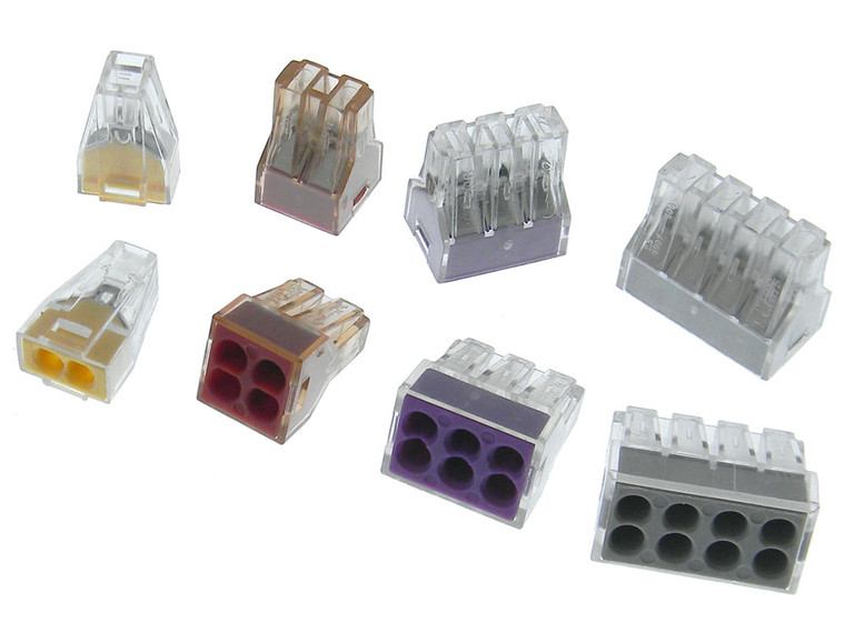 Pack of 8 - 2 each - 2,4,6 & 8 Position Wire Splices