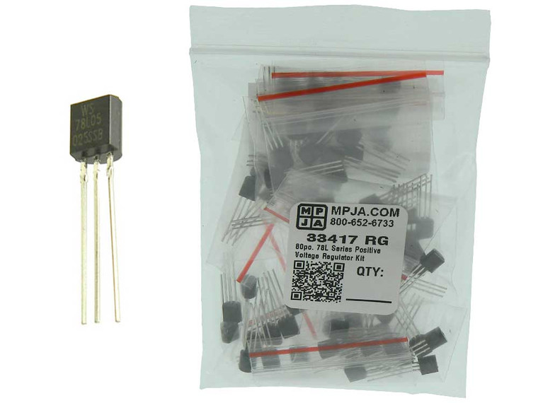Pack of 80 - 78L Series Positive Voltage Regulator Kit