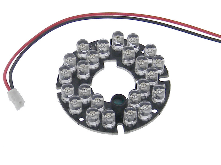 850nm IR LED Illuminator for Security/IP Cameras - 24LEDs