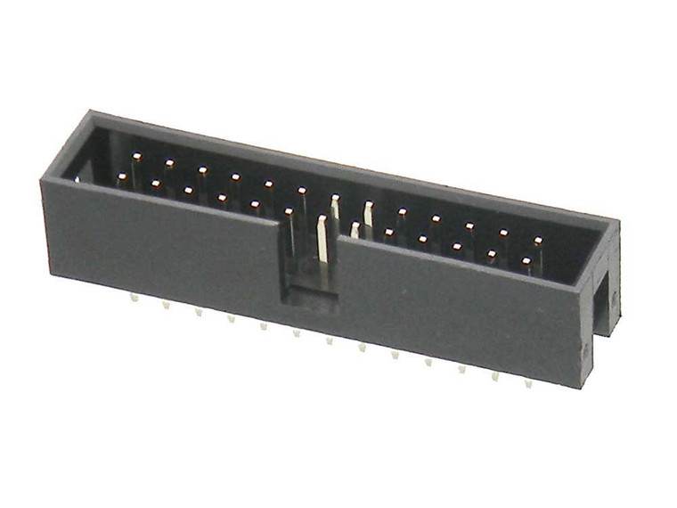 2x13 26 pin 2.54mm (0.1") Non latching PC Mount Male Header