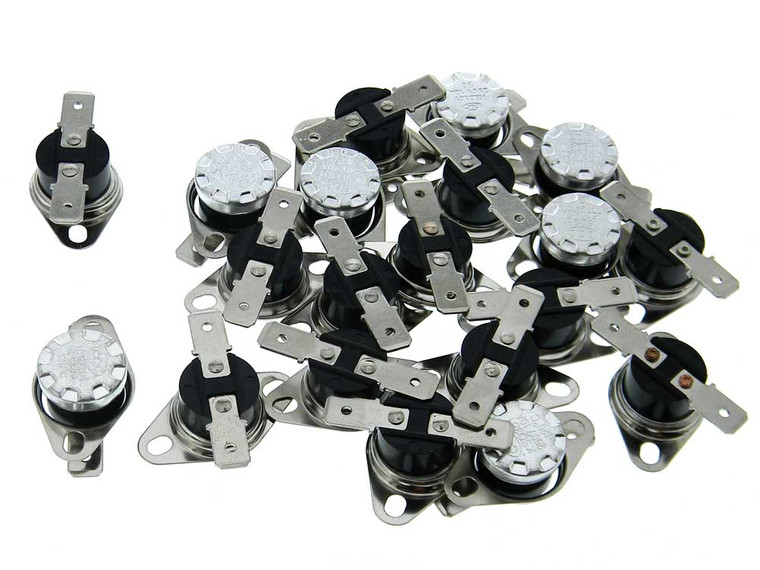 Pack of 20 - SPST-NO Bi Metallic Snap Action Thermostats