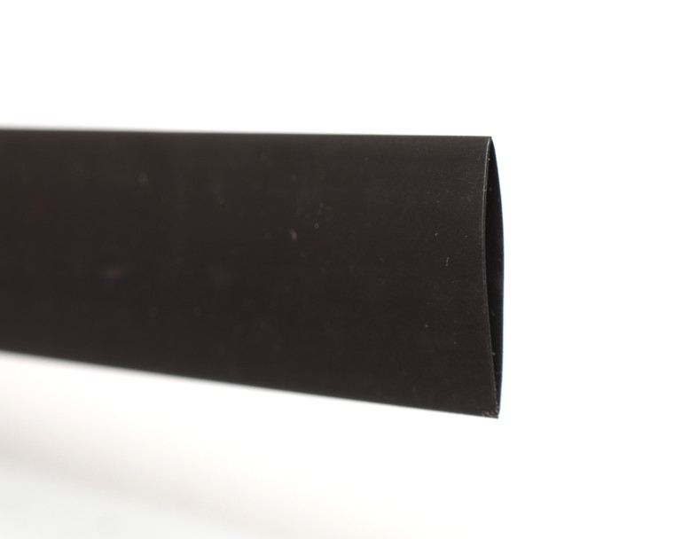 12mm (.472in.) Dia. X 1200mm (47") Black Heat Shrink Tubing