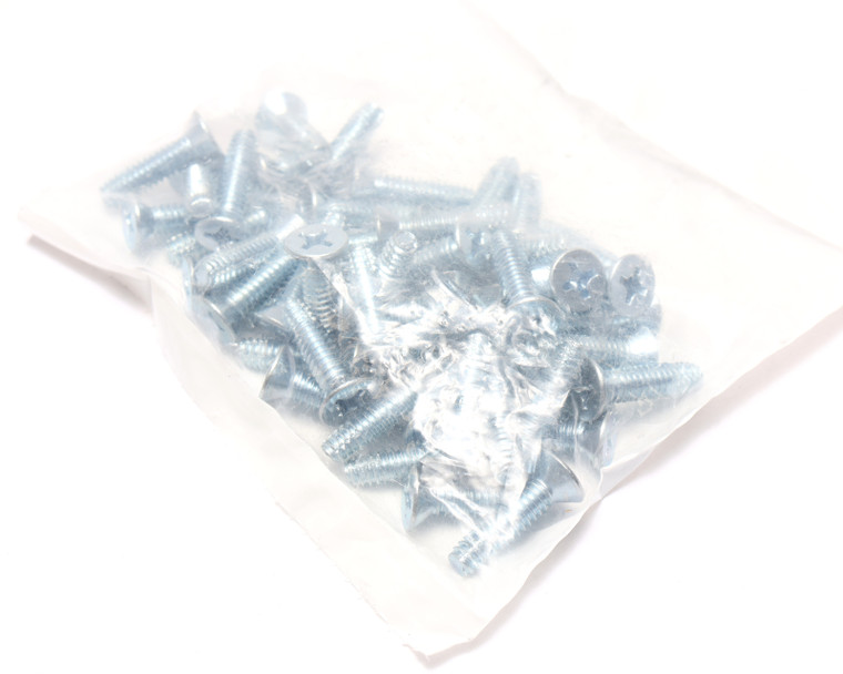 1416FPF 1/4-20 x 1" Phillips Flat Head Thread Cutting Screw, 50pk