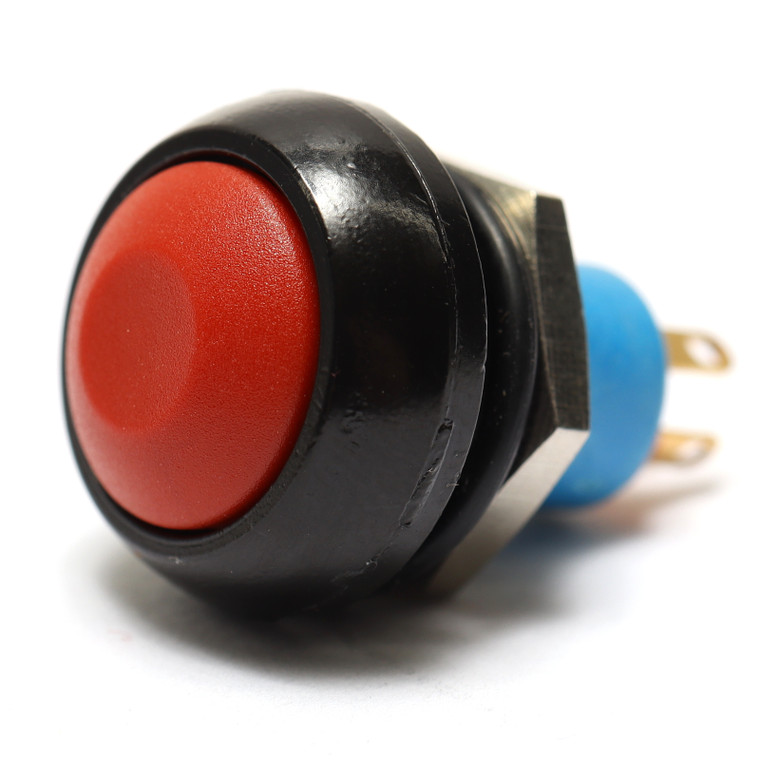 Apem IPR5SAD6 DPDT NO/NC 48V Pushbutton Switch, Red