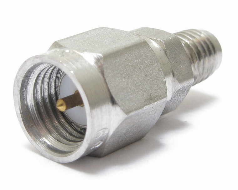 SSMA M to SMA F Coaxial Adapter