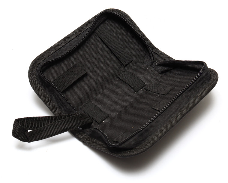 Zippered Case, Black, Holds Test Probes, 7.5" x 3.5" x 1-3/4"