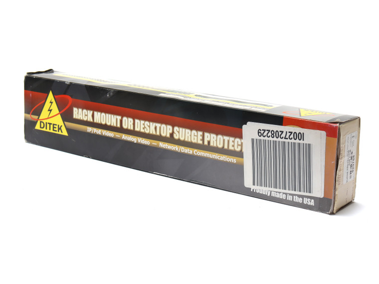 Ditek DTK-RM12POE Rack Mount Power Over Ethernet Surge Protector