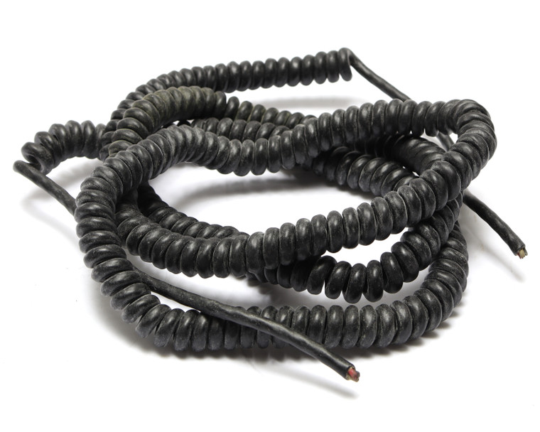 Whitney Blake 4-4007-00-91 23AWG 3-Conductor Neoprene Coil Cable, 4-20ft