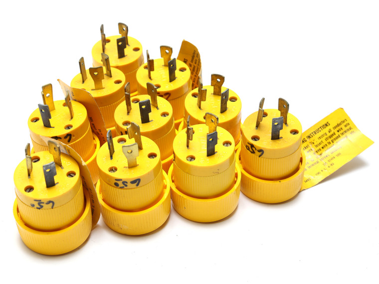 Eagle NEMA L5-20P Male TwistLock Connector Plug, 10pcs