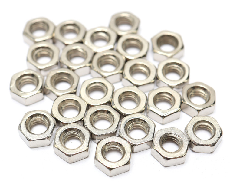M4-0.7 x 3mm Steel Hex Nut, 25pk M4-0.7 x 3mm Steel Hex Nut, 25pk