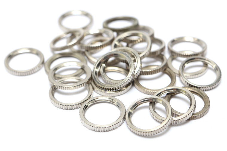 3/8"-32 Stainless Steel Round Switch Nut, 25pcs 3/8"-32 Stainless Steel Round Switch Nut, 25pcs