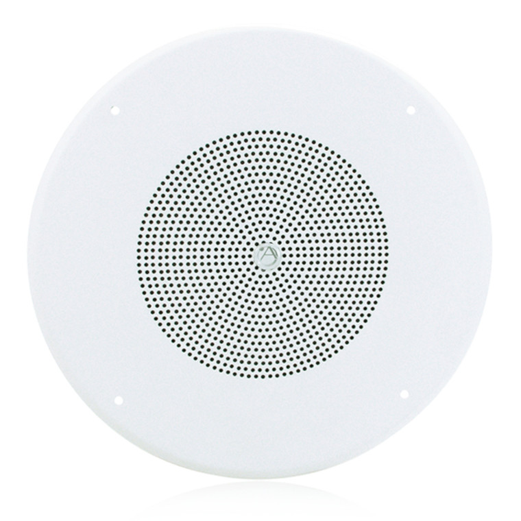 AtlasIED SD72W 25V/70V 5-Watt Transformer Dual Cone In-Ceiling Speaker, 8"