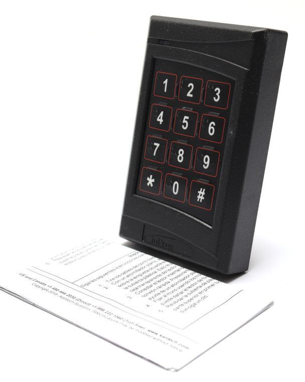 Kantech P325KPXSF ioProx Single Gang w/ Keypad, XSF Format, Black