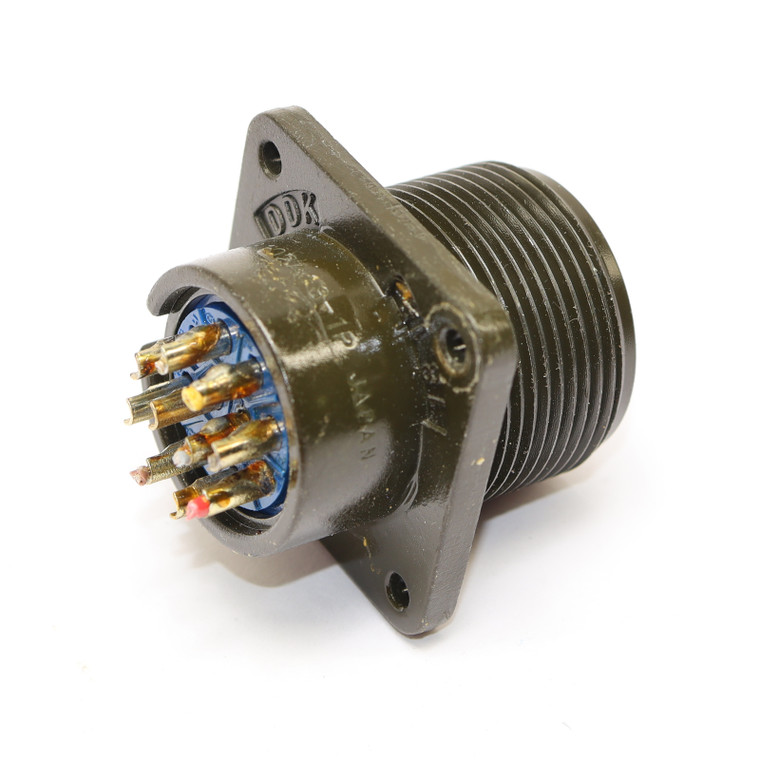 MS3102A18-1P 10 Position Circular Connector Receptacle, Male, Soldered