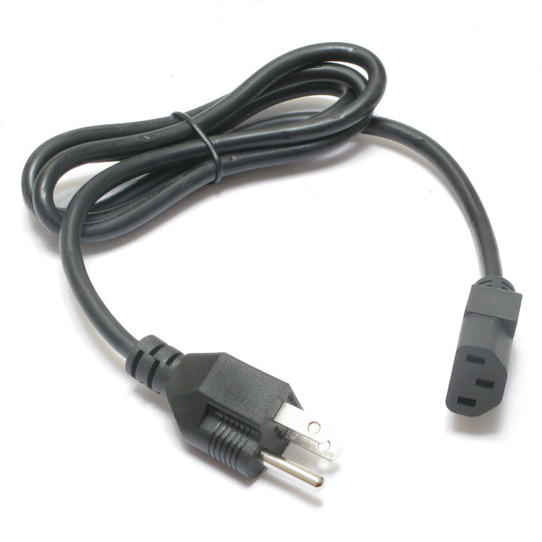18/3 SVT Replacement IEC Power Cord, 4 Foot
