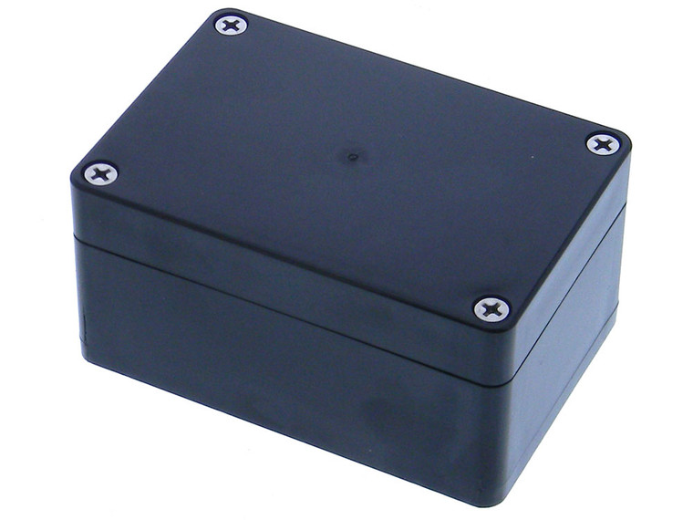 3-7/8" x 2-5/8" x 1-15/16" IP-65 Black Plastic Box