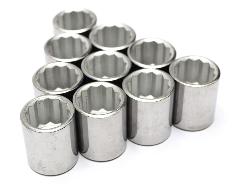 Wilde Tools 53317 17mm x 3/8" Drive 12-Point Shallow Socket, 10 Pack