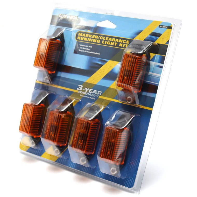 Optronics MC11AK MC11 Series Marker/Clearance Light Kit, 6 pack