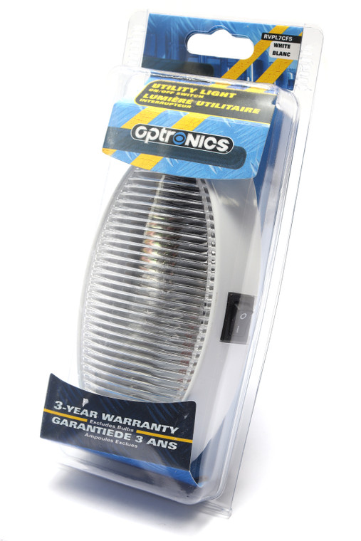 Optronics RVPL7CFS Utility Light with Switch, Clear