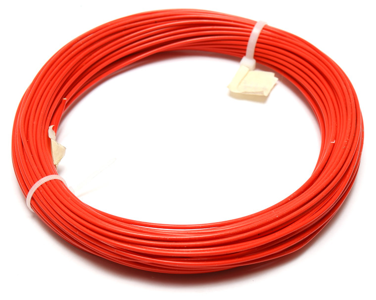 AWM 1180 Style 14AWG Red PTFE Silver Plated Copper Wire, 100ft