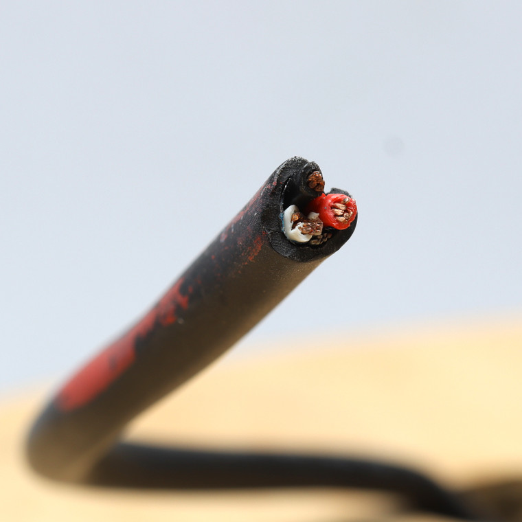 PLTC-18-3C-S 18/3 Tinned Copper PVC Insulated Wire, Black, 50ft