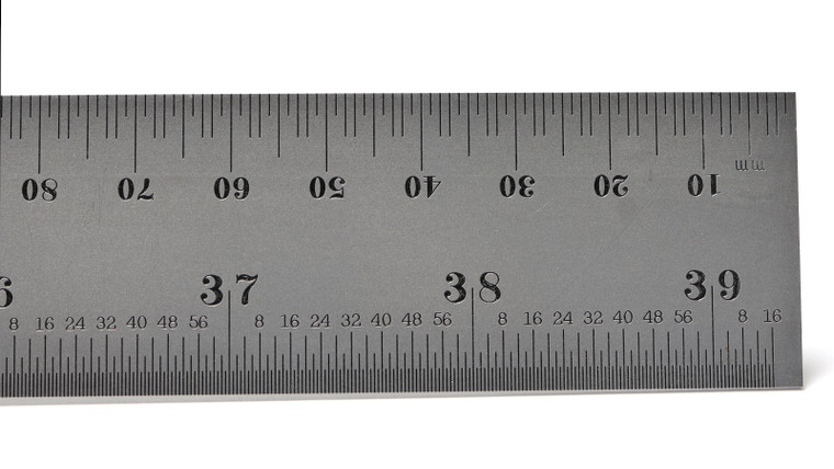 Starrett C636-1000 Spring-Tempered Steel Ruler, 1000mm