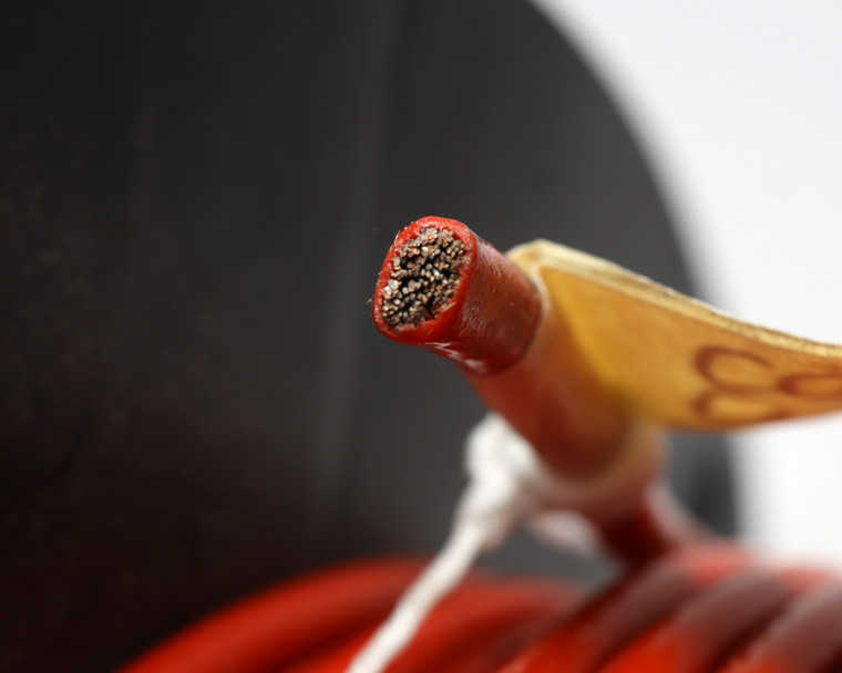 M22759/16-8-2 8AWG, Tinned Copper, ETFE Jacketed Wire, Red
