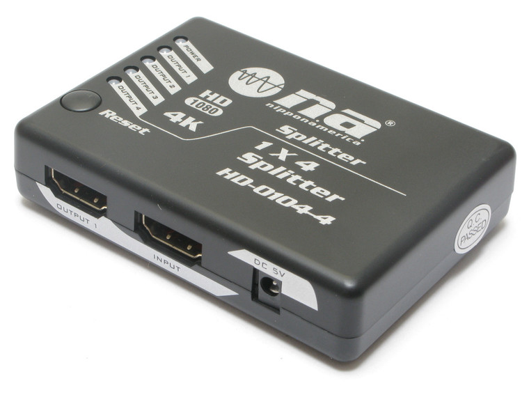 4-Way HDMI Splitter 3D / 4K Compatible