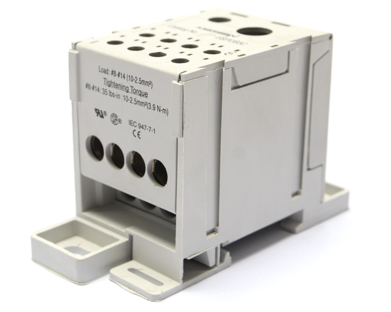 Mersen FSPDB3C Finger-Safe Power Distribution Block, 310 Amp