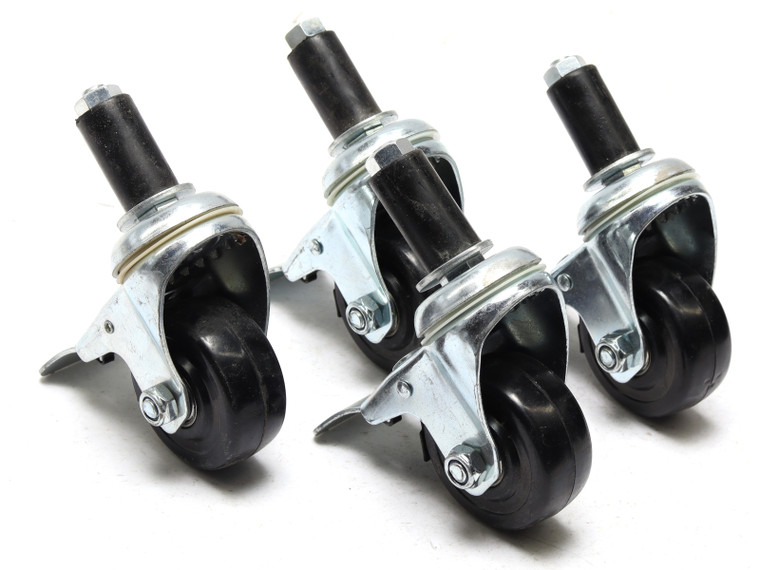 1" Expanding Post Caster Set, 4pcs