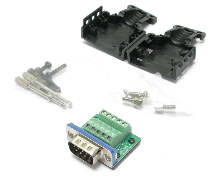 DB9 Male to Terminal Block Connectors