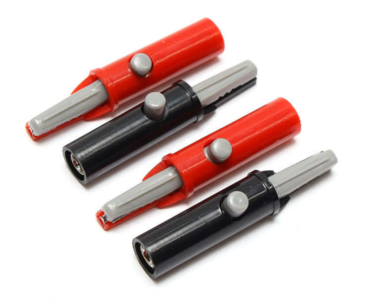 Push Button Gator Clips, 51mm Length, 4pcs