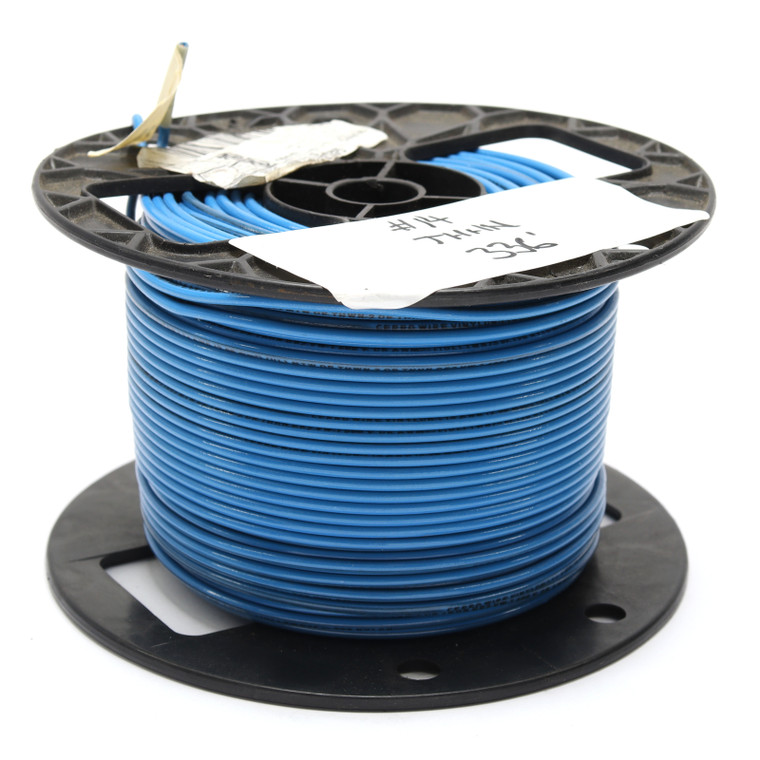 THHN Building Wire 14 AWG, Blue, 336 Feet