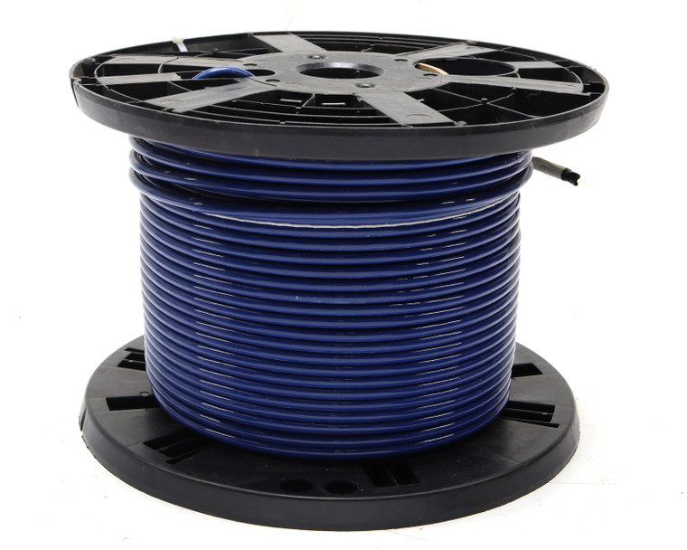 THHN Building Wire 6 AWG, Blue, sold by the foot