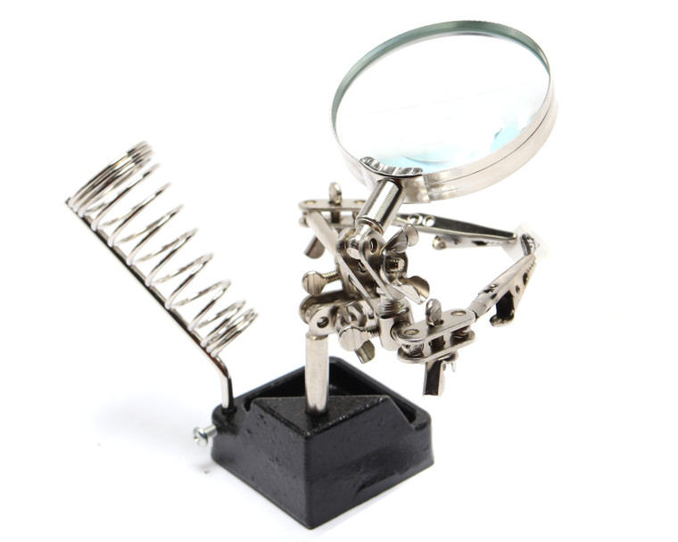 Soldering Station with Helping Hand, 4x Magnification