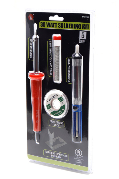 30W Soldering Iron Set, 5 Piece