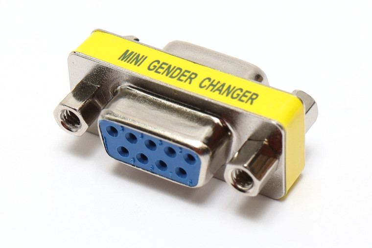 DB9 Gender Changer, Female to Female Adapter