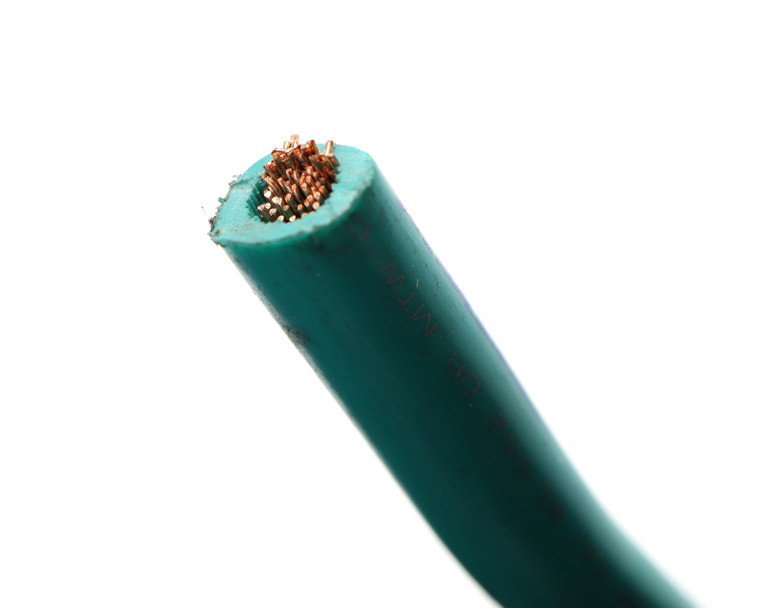 6 AWG MTW/TEW Hookup Wire, Green, 96 feet