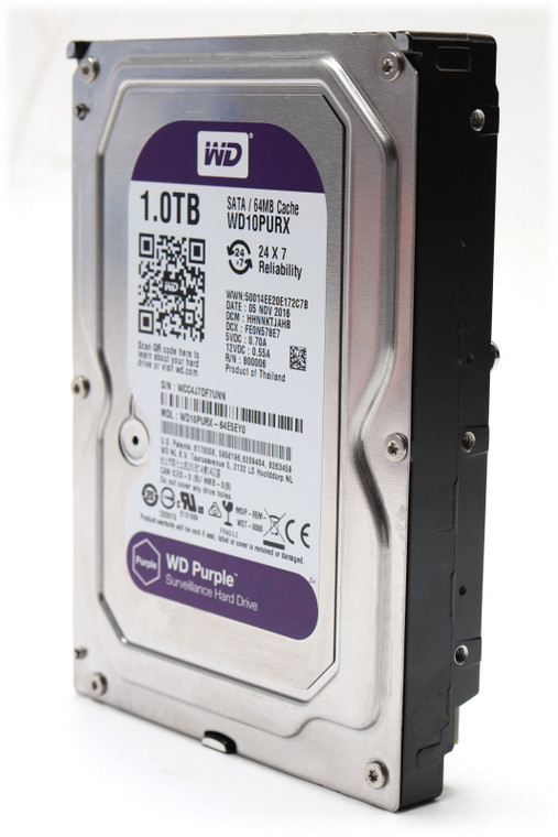 WD WD10PURX Surveillance Class Hard Drive, 1TB