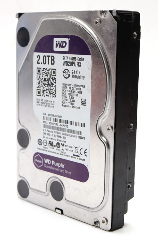 WD WD20PURX Surveillance Class Hard Drive, 2TB