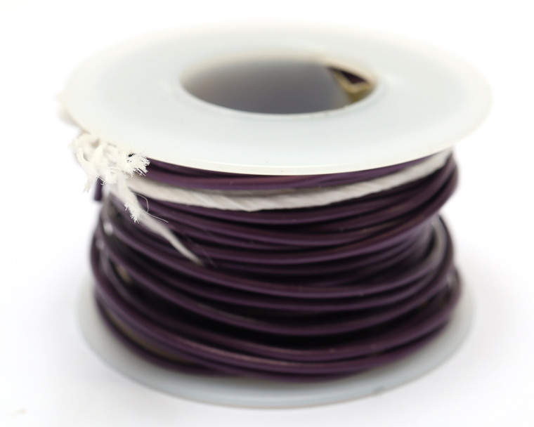 20AWG PVC Jacketed Stranded Hookup Wire, Violet, 40ft