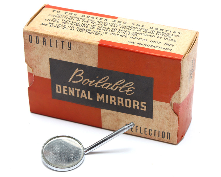Vintage 2-56 Dental Mirrors, 12pc