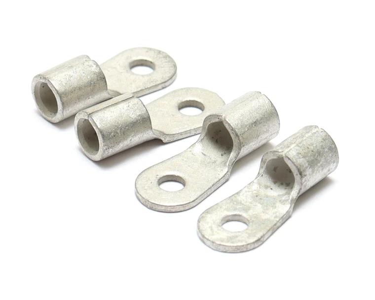 8 AWG Ring Terminal Non-Insulated #6 Ring Terminals, 4pc