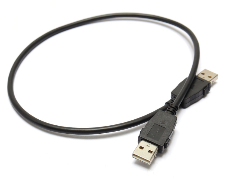 L-Com CAUALAL-05M Shielded USB Cable A Male to A Male, 0.5m
